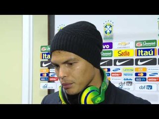Thiago Silva fala sobre a vitória brasileira em Viena