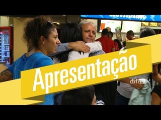 Seleção Brasileira se apresenta no Rio de Janeiro