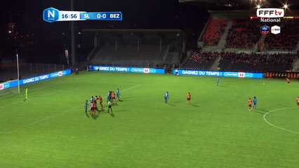 Premier coup franc du Stade Lavallois