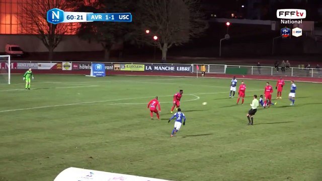But de ILLIEN !!! Le défenseur apprécie mal la trajectoire du ballon et ILLIEN contrôle la balle de poîtrime, se retrouve seul devant BEUVE et ajuste sa frappe. 1-2 pour Concarneau.