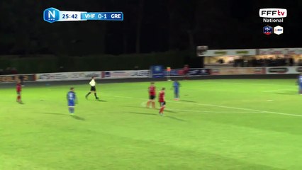 Corner rentrant repoussé par le gardien