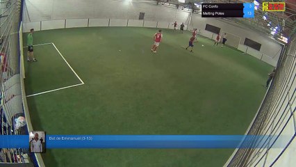 But de Emmanuel (3-13) - FC Confo Vs Melting Potes - 09/01/18 21:00 - LIGUE 4 - Poitiers Game Parc