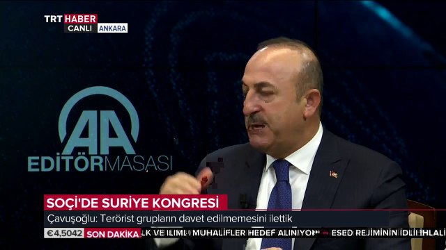 Dışişleri Bakanı Mevlüt Çavuşoğlu: YPG'nin olduğu ortamda olmayacağımızı söyledik.