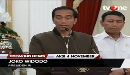 Presiden Duga Ada Aktor Politik di Balik Rusuhnya Aksi Damai