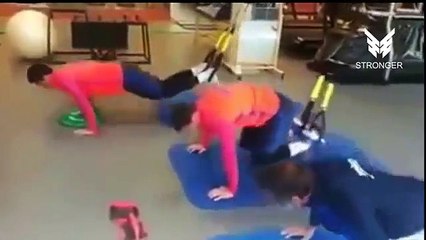 Gym Training Lionel Messi Cristiano Ronaldo ! 2017