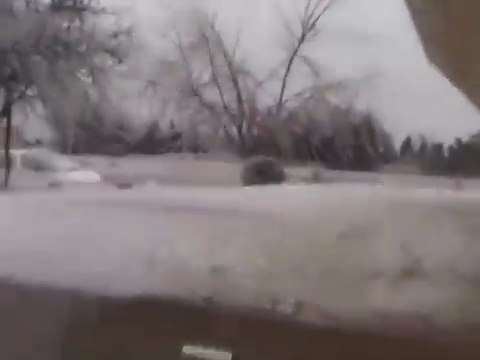 Quand des blocs de glace géants tombent du ciel