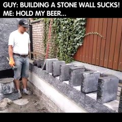 Monter un mur en mode génie!