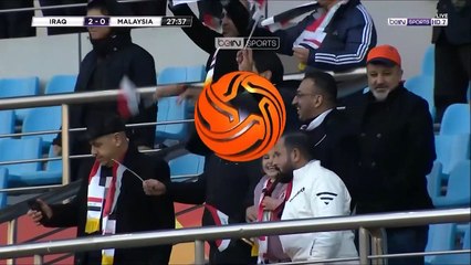 2-0 Amjet Attwan Goal AFC  U23 Championship  Group C - 10.01.2018 Iraq U23 2-0 Malaysia U23
