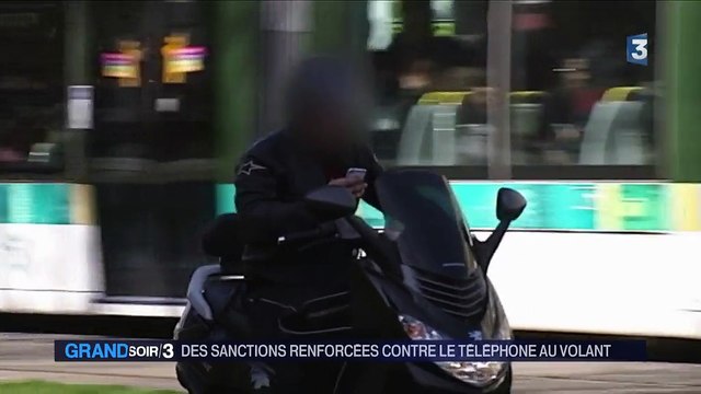 Téléphone au volant, permis de conduire suspendu au tournant