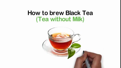 How to brew Black Tea Without Milk - Yethai Tea