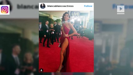 Blanca Blanco Defends Wearing Red Dress to Golden Globes