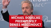 Michael Douglas denies sexual harassment allegation ahead of an expose story