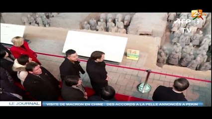VISITE DE MACRON EN CHINE : DES ACCORDS À LA PELLE ANNONCÉS À PÉKIN