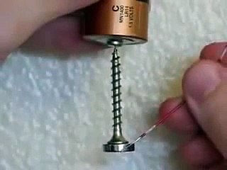 Батарейка и шуруп | Battery and a screw