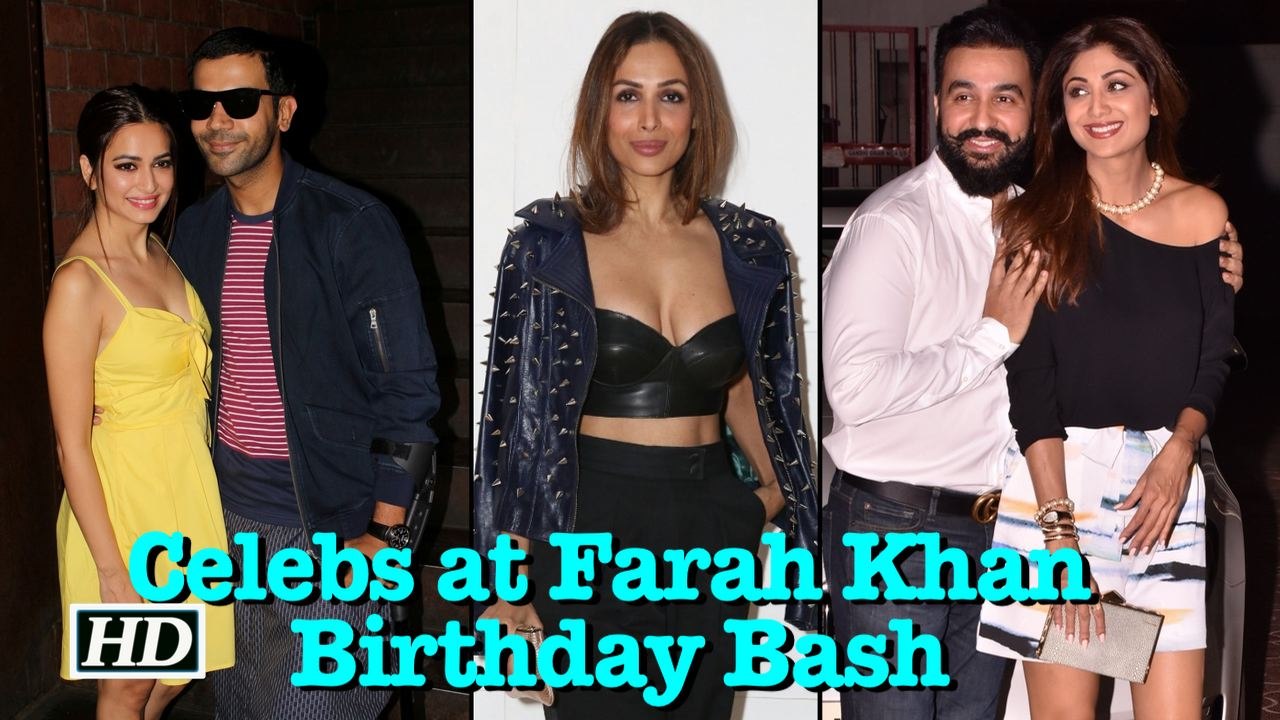 B-Town PARTIES with Farah Khan on her Birthday