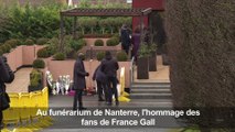 Au funérarium de Nanterre, l'hommage des fans de France Gall