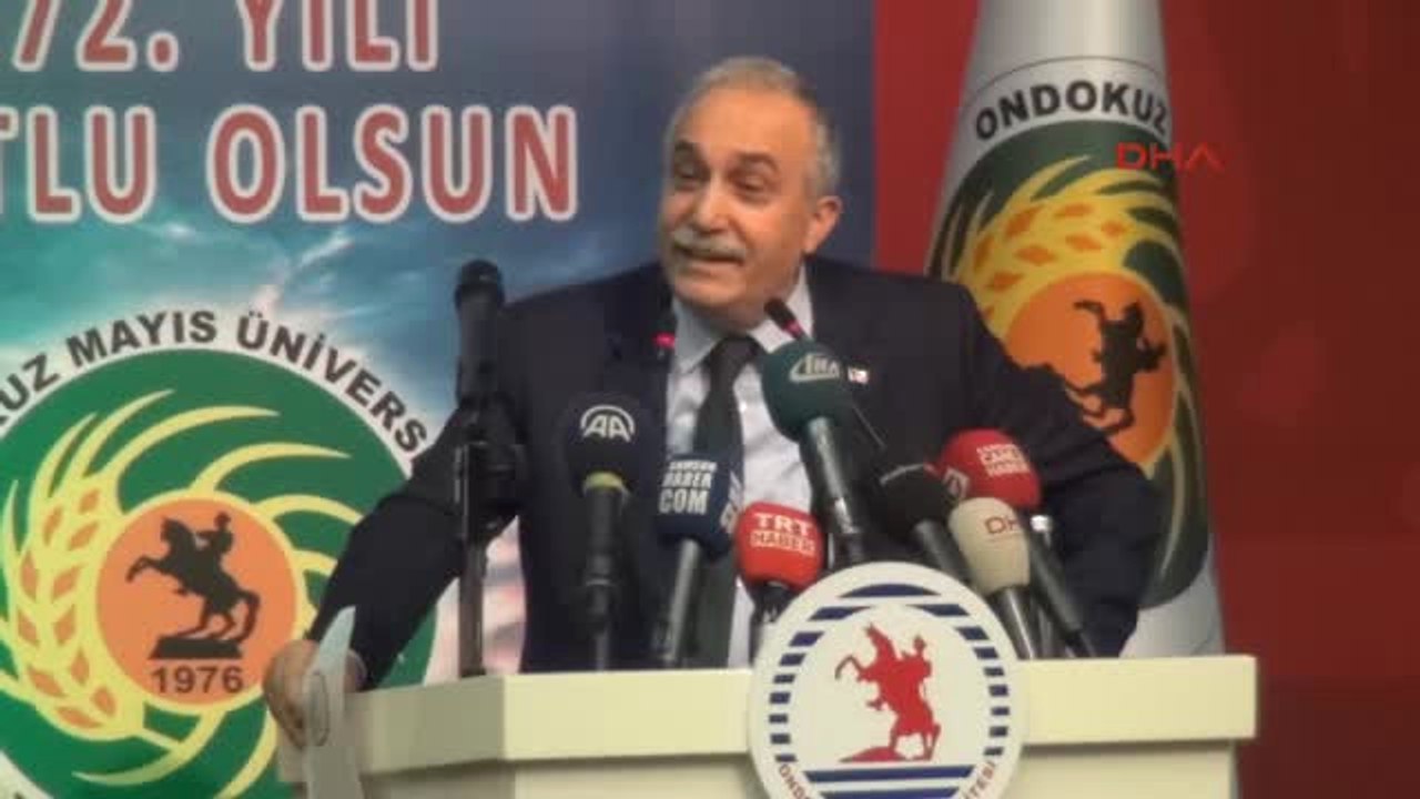 Samsun-Bakan Fakıbaba 20-25 Yıl Sonra Silah Mı, Gıda mı Gıda, Gıda, Gıda 2