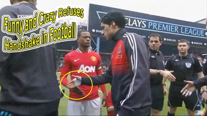 Funny and Crazy Refuses Handshake in Football
