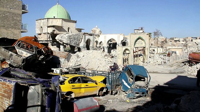 في المدينة القديمة المنكوبة بالموصل لا شيء تغير بعد ستة أشهر من طرد الجهاديين