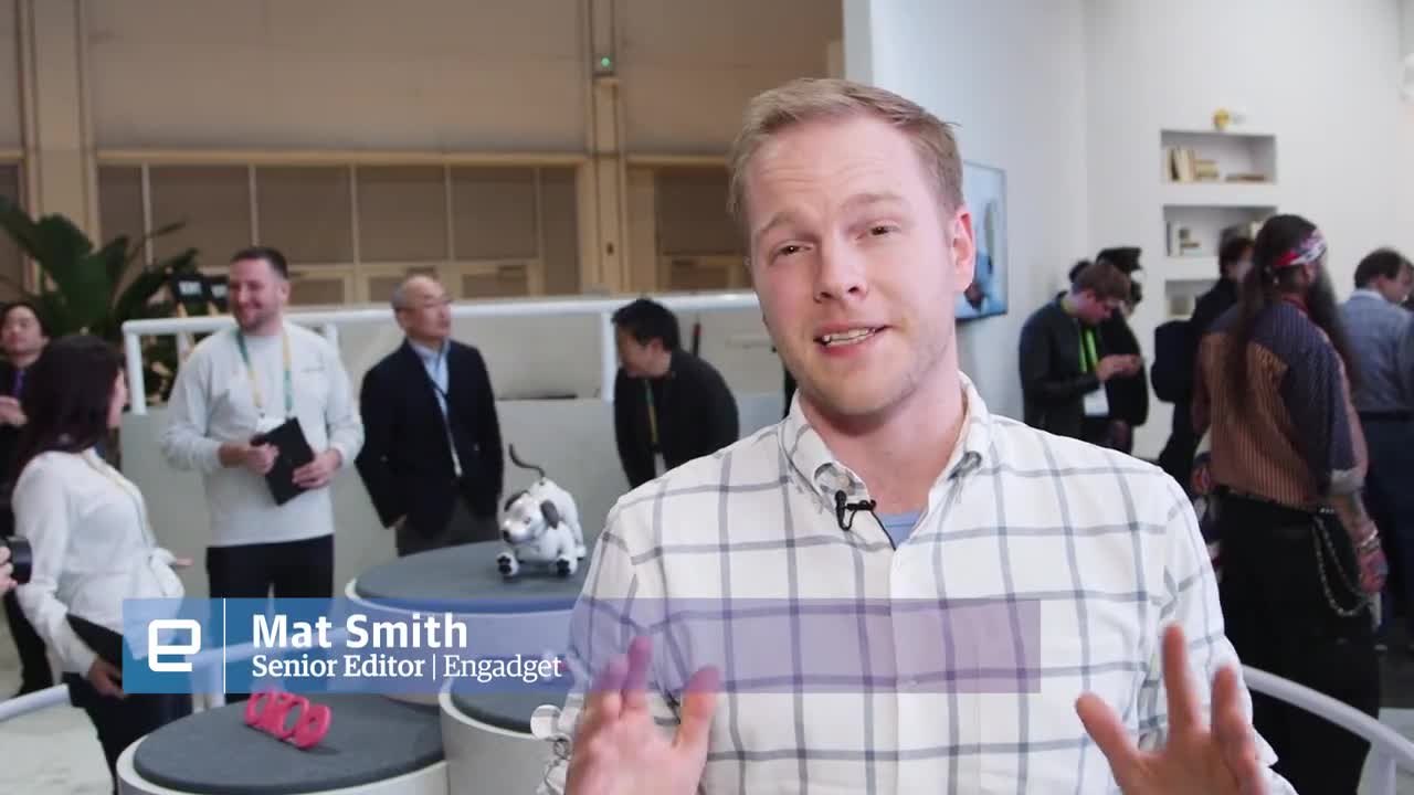 Sony's new Aibo robot first look