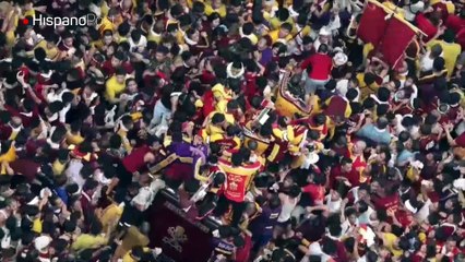 Un muerto y 800 heridos en la procesión del Nazareno Negro