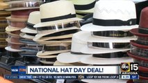 National Hat Day deals at Heritage Hats