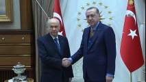 Cumhurbaşkanı Erdoğan, Devlet Bahçeli’yi Kabul Etti