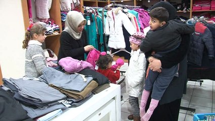 Suriyeli Muhammed'in tekerlekli sandalye sevinci