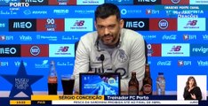 Sérgio Conceição fala sobre a comparação que fez com Rui Vitória: 