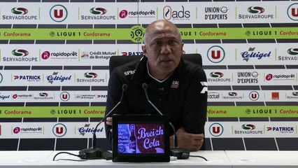 Le point presse d'Antoine Kombouaré avant Strasbourg-EAG