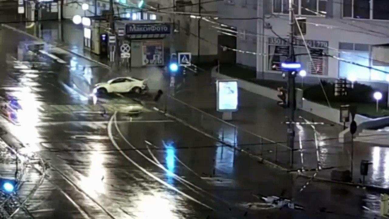 speeding in the rain