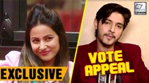 Rohan Mehra's Special VOTE APPEAL For Hina Khan | Bigg Boss 11