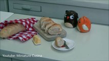 Miniature Food Cooking: How to make Mini French Baker (mini food) (ASMR) (DIY) (kids toys channel)