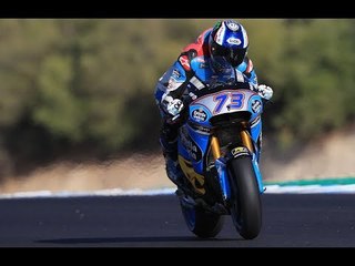 Alex Marquez tests Honda MotoGP bike