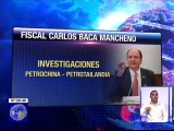 Fiscal Baca no descarta posibilidad de llamar a declarar a Expresidente Correa