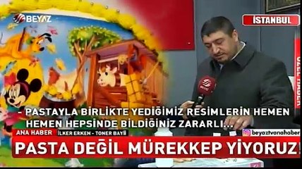 Pasta değil mürekkep yiyoruz