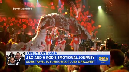 Jennifer Lopez and Alex Rodriguez bring hope and relief to storm-ravaged Puerto Rico