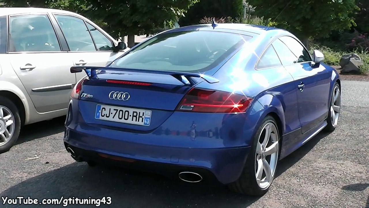 Audi TT-RS en détail avec le son