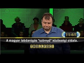 A magyar a labdarúgás "szörnyű" közösségi oldala TrollFoci