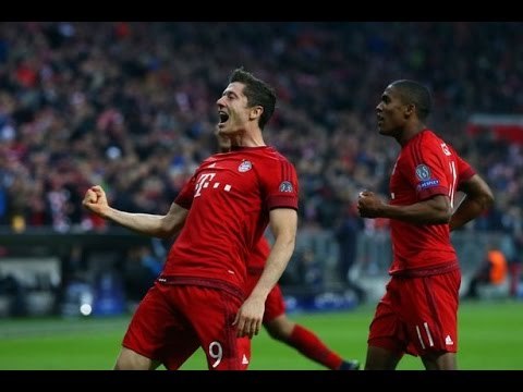 Robert Lewandowski Second Goal - Bayern Munich vs Dinamo Zagreb 4-0 (UCL 2015)