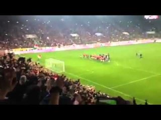 A Meccs utáni ünneplés a szurkolókkal - Magyarország vs Norvégia 2-1 !!!!!!!