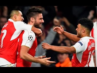 Olivier Giroud Goal - (Manuel Neuer FAIL) - Arsenal vs Bayern Munich 2-0 Champions League 2015