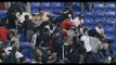 Lyon vs Besiktas Home fans forced to flee onto pitch to escape flares (Europa League)