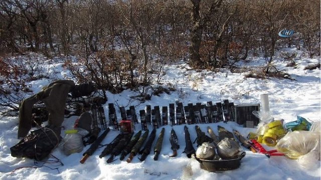 Bingöl’de patlayıcı ve çok miktarda EYP malzemesi ele geçirildi