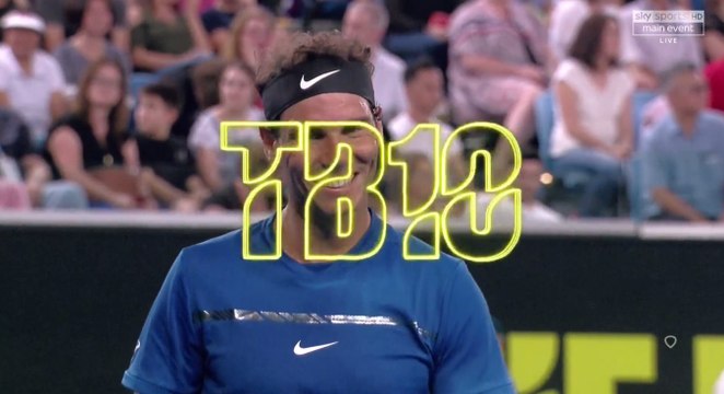 Rafael Nadal Tie Break Tens event in Melbourne, 10 Jan 2018