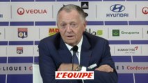 Foot - L1 - Lyon : Aulas «On n'est pas parti pour recruter»