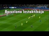 That offside trap from Barcelona - PSG vs Barcelona ( Champions League ) 2015