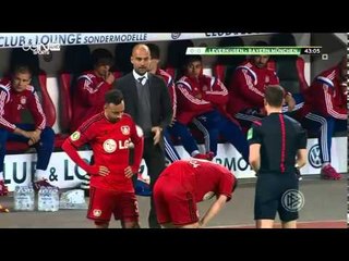 Pep Guardiola meccs közben kezdett el kosarazni