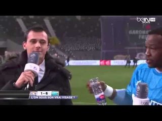 Interjú közben mutatta meg kivételes reflexeit a kapus