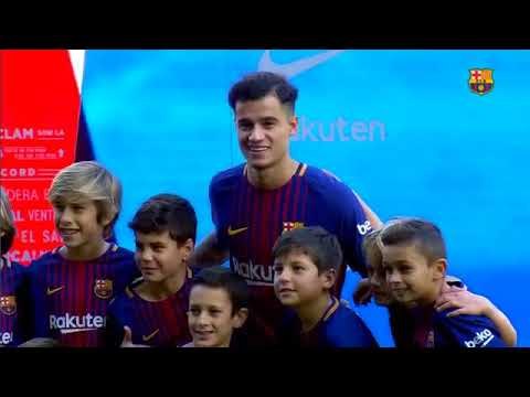 Philippe Coutinho Official Presentation Welcome To Barcelona 08/01/2018